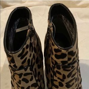 Calvin Klein Leopard Booties Size 9